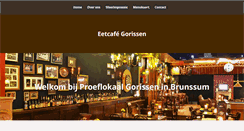 Desktop Screenshot of cafegorissen.nl